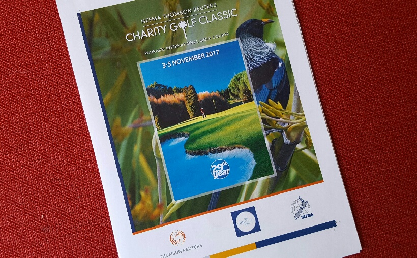 Golf Classic booklet