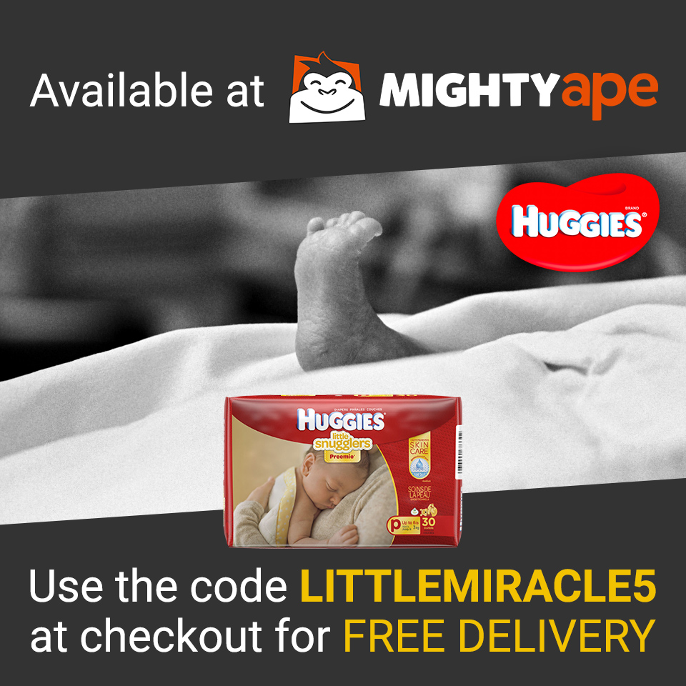 Huggies Prem Nappies FREE delivery