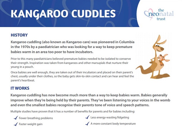 Kangaroo Cuddles resource