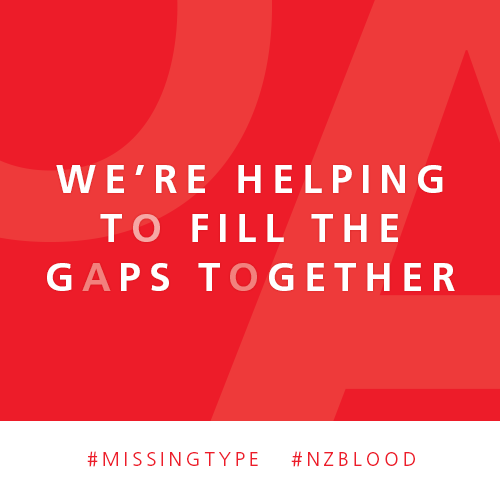 NZ Blood Missing Type