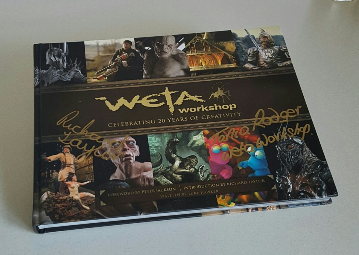 Weta Signed book